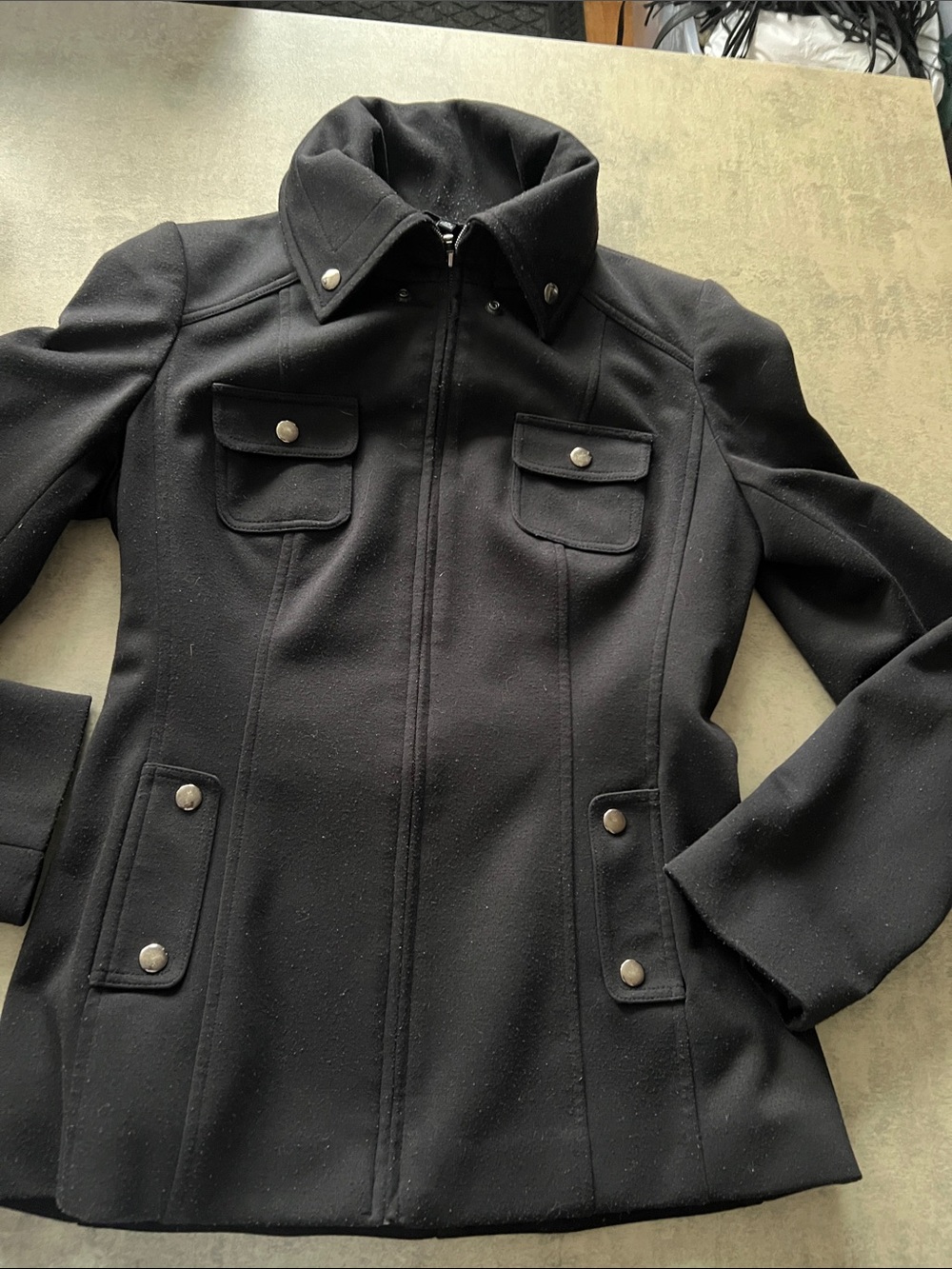 Le Chateau LBS21343 Black Utility Jacket